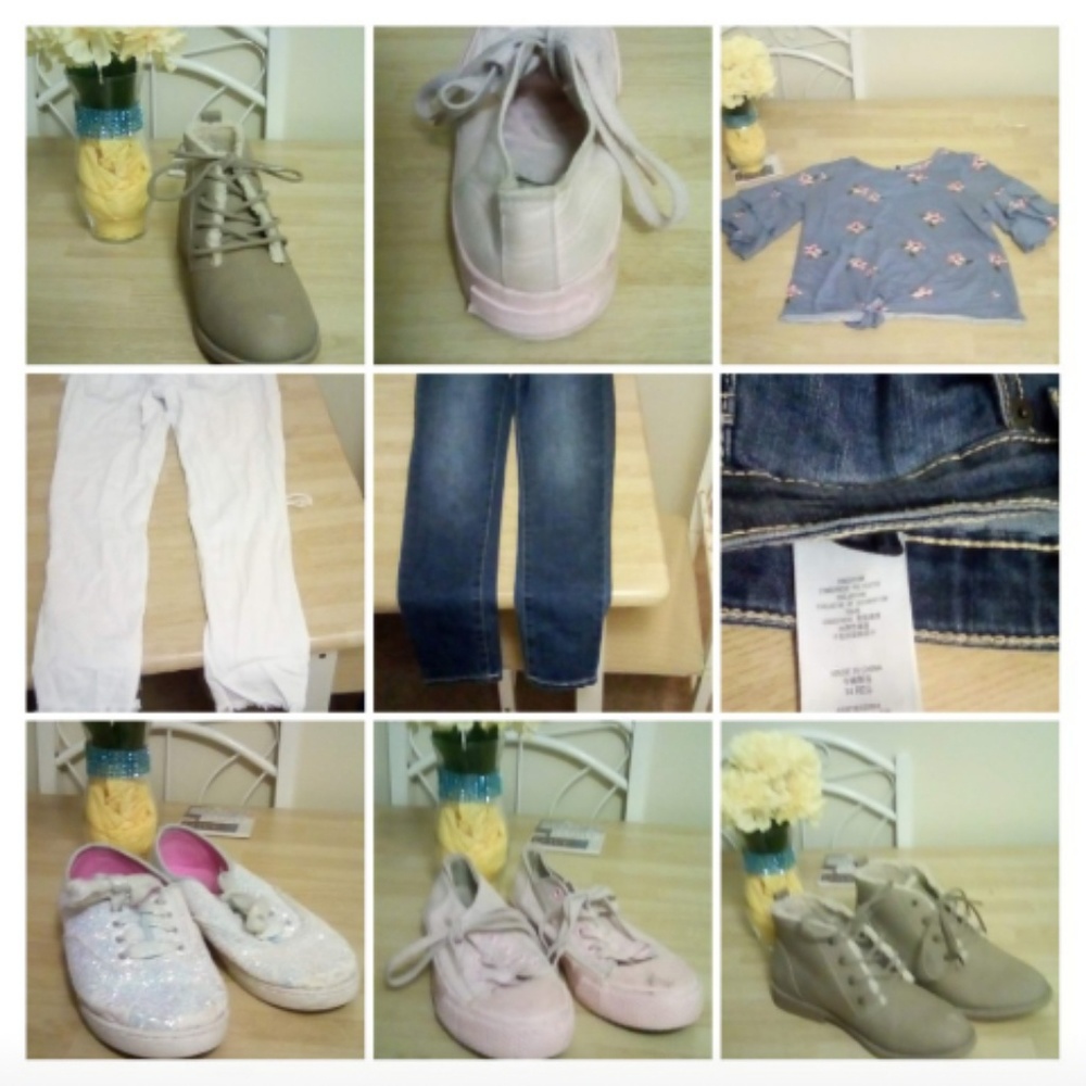 Child's clothing and shoes